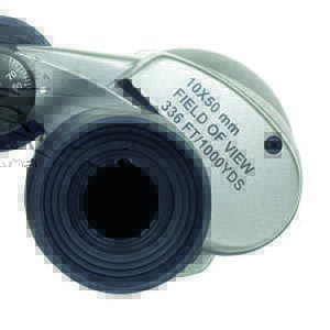 Aufdruck Fernglas