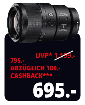 SONY SEL FE 90 mm F2,8 Macro G OSS SONY SEL FE 90 mm<br />
F2,8 Macro G OSS