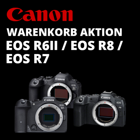 Canon Warenkorb Aktion EOSR6II EOSR8 EOSR7