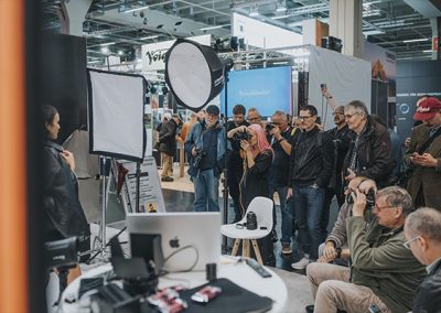 Live-Fotoshooting auf der Imaging World Fotomesse in Nürnberg